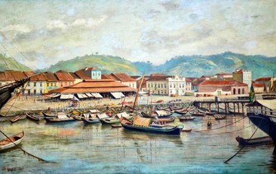 Fish Market and Canoe Market by Benedito Calixto